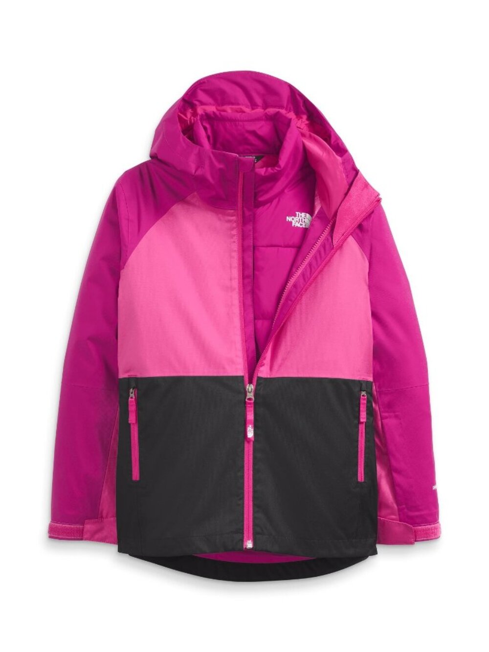 The North Face Girls Kids Pink Freedom Insulated  Triclimate Coat Jacket S (7/8) - Picture 6 of 12